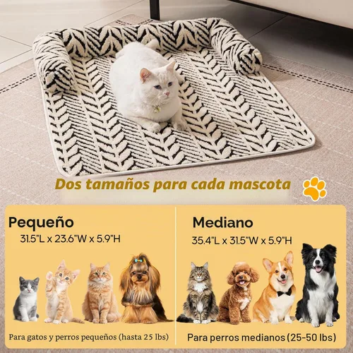 Vista 4 de Alfombrillas calmantes para cama para perros con soporte para el cuello y Negro
