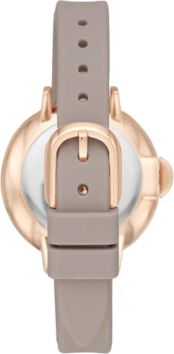 Vista 2 de Kate Spade New York Park Row - reloj de cuarzo de acero inoxidable y silicona para mujer