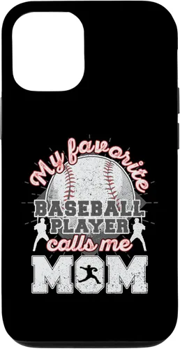 Vista 28 de Baseball Mom My Favorite Baseball Player Calls Me Mom Case for iPhone 17