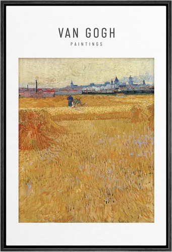 Vista 94 de SIGNWIN Lienzo enmarcado para pared, diseño de Vincent Van Gogh, un par de amantes, naturaleza, ilustraciones de área silvestre, bellas artes