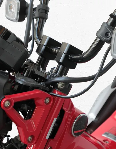 Vista 5 de KEMIMOTO Elevadores de manillar de motocicleta de 1 pulgada, elevadores de motocicleta de aleación de aluminio, altura de elevación de 1.5 pulgadas