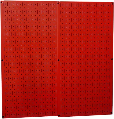 Vista 18 de Wall Control 30-P-3232B - Paquete con panel perforado de metal negro, 2 paneles anchos de 32 pulgadas de alto x 16 pulgadas de ancho, ASM-SH-1606 B