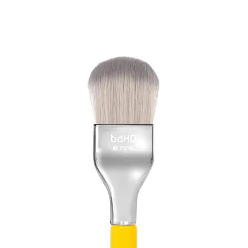 Vista 4 de Bdellium Tools Studio Series 952 - Brocha de maquillaje profesional, pequeña y redondeada, doble cúpula con fibras sintéticas suaves