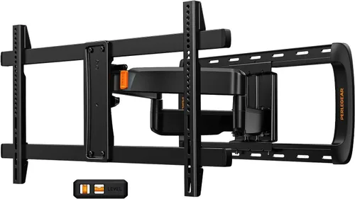 Vista 8 de Perlegear Soporte de pared para TV de movimiento completo para televisores de 42 a 86 pulgadas de hasta 132 libras 30% thicker heavy-duty