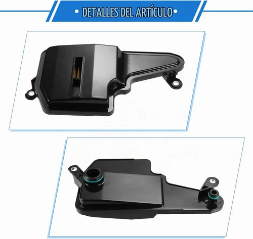 Vista 5 de Kit de filtro de transmisión automática compatible con Mazda 3 2012-2024 para Mazda 6 2014-2021, filtro de transmisión de motor negro de plástico
