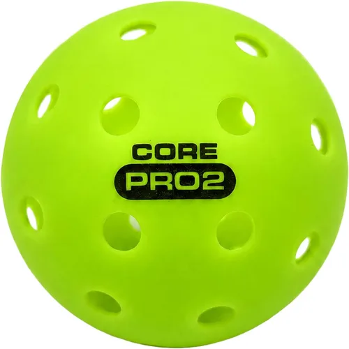 Vista 9 de CORE PRO2 Outdoor Pickleball Balls, 40-Hole Design, Textured Lime Green Surface, Consistent Bounce, Stable Flight and Crack-Resistant Construction