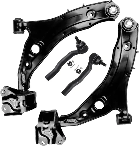 Vista 98 de Detroit Axle - Ejes de eje CV delantero izquierdo y derecho + Reemplazo de juntas esféricas de brazos de control inferiores delanteros para Ford