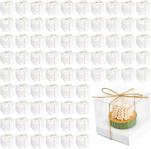 Vista 8 de 96 cajas individuales para cupcakes, contenedor para cupcakes, contenedor transparente para cupcakes, soporte de plástico para almacenamiento