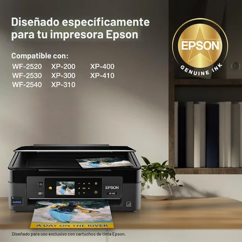 Vista 3 de EPSON 200 DURABrite Ultra Ink cartucho negro de capacidad estándar (T200120-S) funciona con WorkForce WF-2520, WF-2530, WF-2540, Expression XP-200