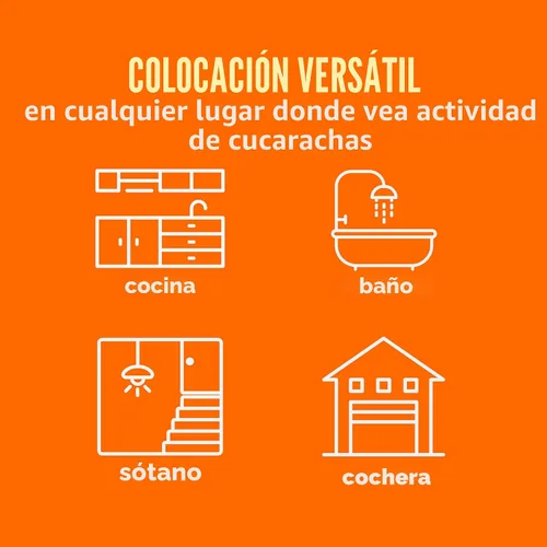 Vista 12 de TERRO Estaciones de cebo de gel para matar cucarachas, paquete de 12, cebo