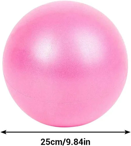 Vista 2 de ZJchao PVC Yoga Ball Mini Fitness Ball Explosion Proof Balance Yoga Ball for Home Office Gym Workout Strengthen Tone Muscles Improve Balance