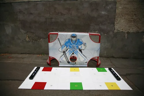 Vista 3 de Hockey Revolution Azulejo de entrenamiento profesional para pisos - MY PUZZLE SYSTEMS PRO