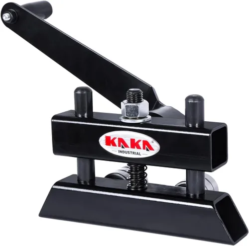 Vista 5 de Dobladora manual de rollo de anillo, 5/32" x 1-3/8" (0.157x1.378 in) Capacidad de acero suave, máquina de laminación de acero portátil, diámetro