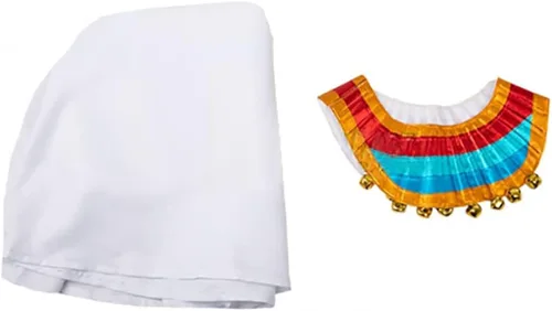 Vista 6 de Animal Crossing Ankha Zone - Disfraz de cosplay blanco sin mangas, uniforme para mujer