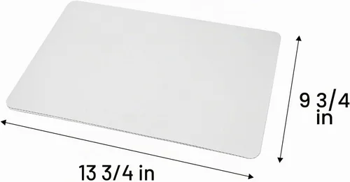 Vista 2 de ONE MORE Hoja para pastel de 13.75 x 9.75 pulgadas, rectangular, resistente a la grasa, 15 tableros (15, blanco)