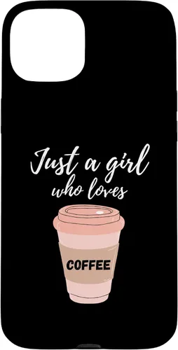 Vista 9 de Just A Girl Who Loves Coffee Funny Java Lover Design Cute Case for iPhone 16