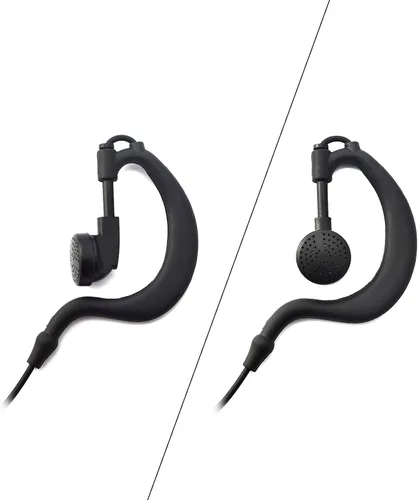 Vista 3 de PROMAXPOWER Auricular giratorio en forma de G de 1.5 cables con micrófono PTT para Motorola CLS1110, CLS1420, CP200, RDM2070D, R2 y más