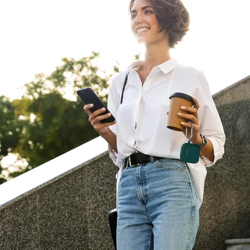 Vista 6 de Funda compatible con AirPods de 4ª generación, funda de silicona protectora suave con kit de limpieza, accesorios para Apple AirPods 4 Gen 2024, LED
