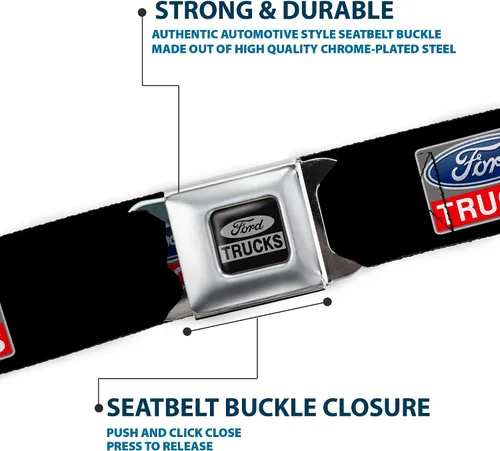 Vista 6 de Buckle-Down Cinturón de seguridad estándar para hombre Ford Trucks Wft001