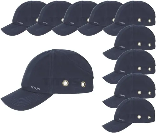 Vista 44 de TITUS Gorra de seguridad ligera - Gorra protectora estilo béisbol