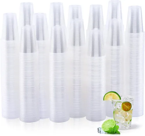Vista 8 de Turbo Bee Paquete de 1000 Vasos de Plástico Desechables de 3 onzas, Vasos Desechables para Enjuague Bucal, Vasos Pequeños Transparentes de 3 Onzas