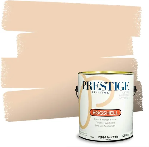 Vista 117 de PRESTIGE Pintura exterior e imprimación en uno, bronceado Aberdeen, plano, 1 galón