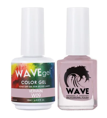 Vista 214 de WAVEGEL - Juego dúo de gel y esmalte de uñas a juego - Colección Simplicity - #P109 Blizzard I 0.5 onzas