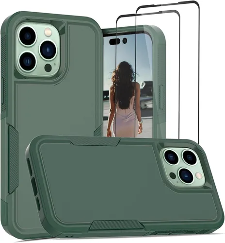 Vista 417 de Jeylly Funda para iPhone SE/Funda para iPhone 5S, Exterior de Plástico Duro que Absorbe Golpes + Interior de Silicona de Goma Defensor contra