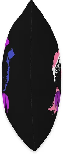 Vista 2 de African American Genderfluid Pride LGBTQ Gifts Afro Girl Genderfluid Flag History Melanin Black Pride - Almohada de 16 x 16 pulgadas, multicolor