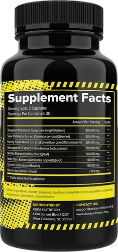 Vista 9 de Potenciador de testosterona para hombres, suplemento para mejorar el flujo sanguíneo de acción rápida, ayuda a mejorar el crecimiento muscular