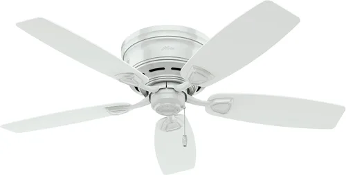 Vista 10 de Hunter Ventilador de techo, viento marino, exterior o interior, 48 pulgadas Negro