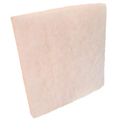 Vista 3 de Rollo de medios de filtro de aire para horno, manipulador de aire/HVAC, medios de poliéster MERV8 naranja/blanco, 1 pulgada x 25 pulgadas x 5 pies