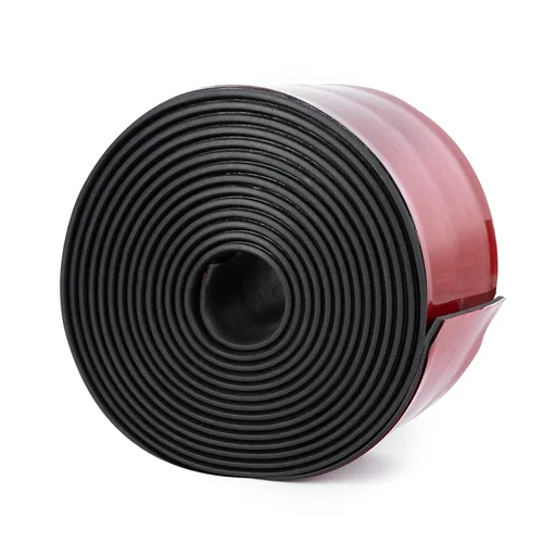 Vista 35 de Tiras de goma de neopreno con parte trasera adhesiva, junta autoadhesiva para acolchado de alfombrilla, 1 pulgada de ancho x 1/5 pulgadas de grosor