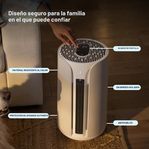 Vista 11 de BLUEAIR ComfortPure - Purificador de aire 3 en 1 más potente: refrigeración, calefacción, purificación, limpiador HEPASilent para el hogar