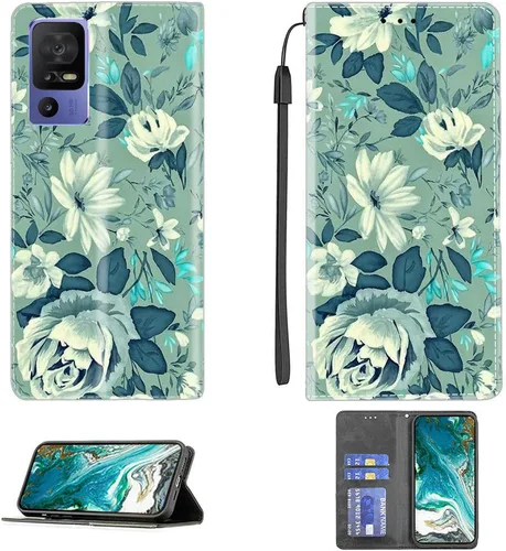 Vista 75 de Aroepurt Funda para UMIDIGI G1 Plus compatible con UMIDIGI G1 Plus Funda para teléfono Funda de piel sintética con función atril magnética CPT15