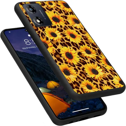 Vista 20 de Funda para Motorola Moto G Play 4G 2024, delgada y ligera, de silicona de TPU suave, color negro, ultrafina, para Motorola Moto G Play 4G 2024, Art