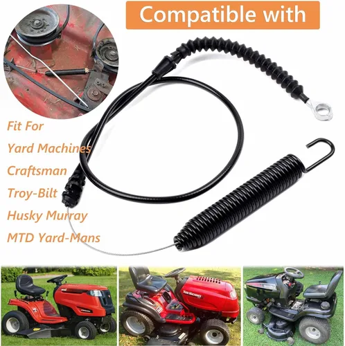 Vista 2 de 946-05124A Cable de compromiso de cubierta para artesano, Cub Cadet, MTD, Huskee, Murray, Troy-Bilt Bolens, máquinas de patio, cortacésped Yard-Man