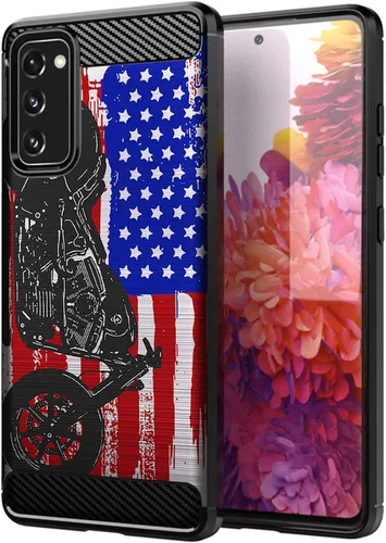 Vista 6 de CasesOnDeck - Carcasa compatible con Samsung Galaxy S20 FE (2020) / S20 FE 5G), color negro