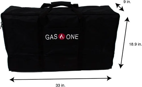 Vista 2 de GasOne Nuevo quemador de estufa de propano bolsa de transporte universal para parrillas de cocina de doble quemador resistente, 50460