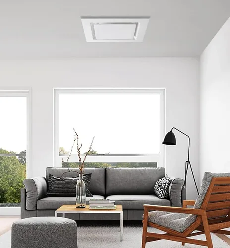 Vista 4 de Nalle Ventilador de ventilación de techo para baño, extractor (no requiere acceso al ático) (120 CFM, 1.2 sones) (estilo B)