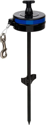Vista 9 de Howard Pet Productos retráctil para atar perro en el suelo., S, Negro
