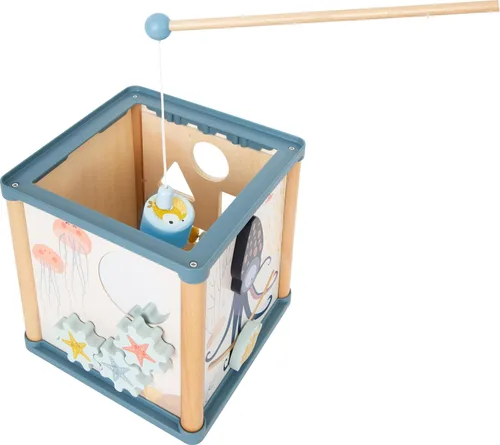 Vista 4 de Small Foot 11910 Motor Skills Cube Underwater World, Azul