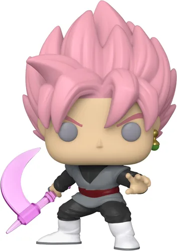Vista 2 de Funko Pop! Animación: Dragon Ball Super - Goku Super Saiyan Rosa con Guadaña Translúcida