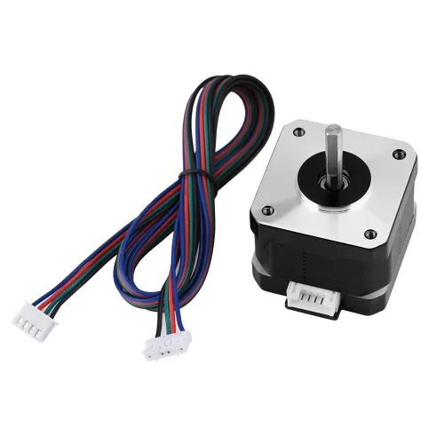Vista 8 de Motor paso a paso 42BYGH34, bipolar 4- 12V 1.3A 0.30Nm motor paso a paso con cable conector, ángulo de paso de 1.8 grados, motor paso a paso