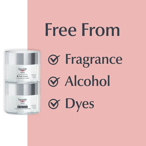Vista 13 de Eucerin Q10 - Set de cuidado de la piel, crema facial diaria antiarrugas con biotina (1.7 onzas) + crema de noche antiarrugas con Pro-Retinol