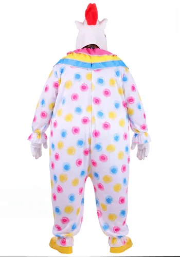 Vista 4 de Disfraz Fatso Plus Size Premium de Killer Klowns from Outer Space para Hombre Multicolor