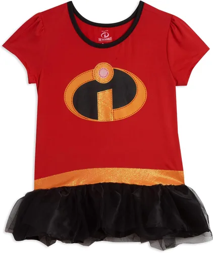 Vista 3 de Disney Incredibles - Conjunto de 3 piezas de camiseta y diadema para cosplay, color violeta para recién nacidos a niños grandes