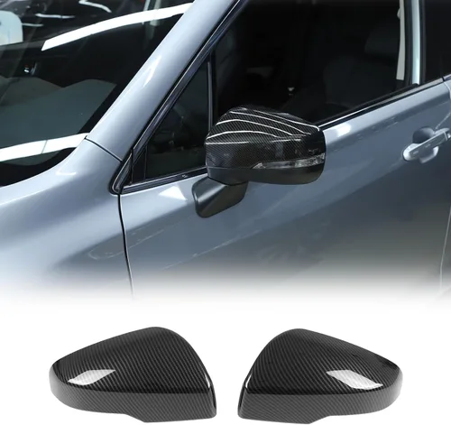 Vista 8 de Cubierta de espejo retrovisor de puerta compatible con Subaru Forester 2019-2024/XV 2019-2022, cubierta de recorte protectora de ABS para espejo