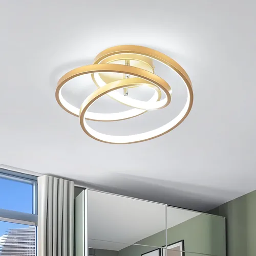 Vista 11 de Lámparas de Techo LED, 36W Lámpara de Techo LED Moderna de Montaje al Ras, Blanco Frío 6000K Luces de Techo Cercanas al Techo para Pasillo