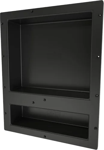Vista 10 de Tile Redi USA Niche - Estante de ducha empotrable individual, negro, un estante interior, 16 pulgadas de ancho x 6 pulgadas de alto x 4 pulgadas